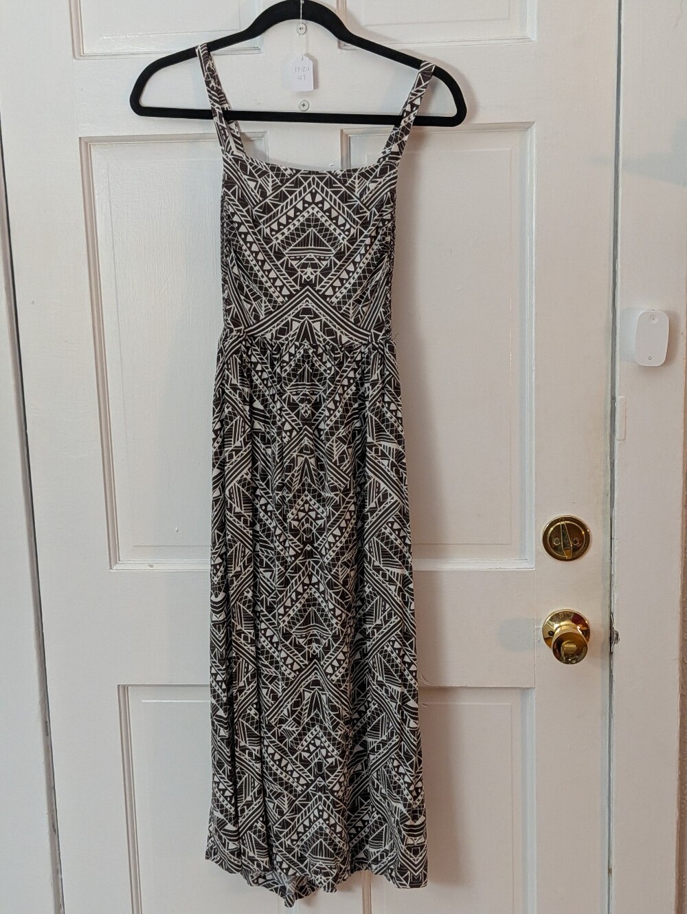 Anthropologie Corey Lynn Calter Tribal Print Smocked Midi Dress S - Picture 2 of 8